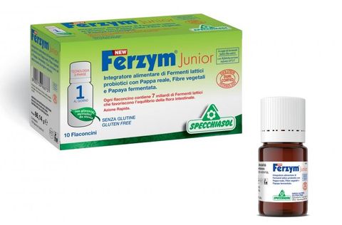Specchiasol New Ferzym Junior 10flaconcini