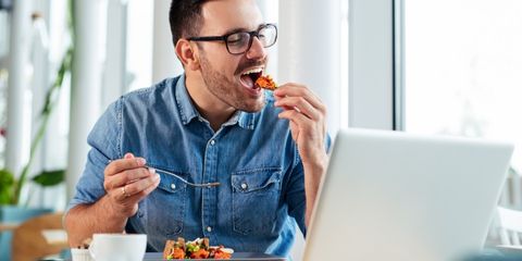 pausa pranzo in ufficio