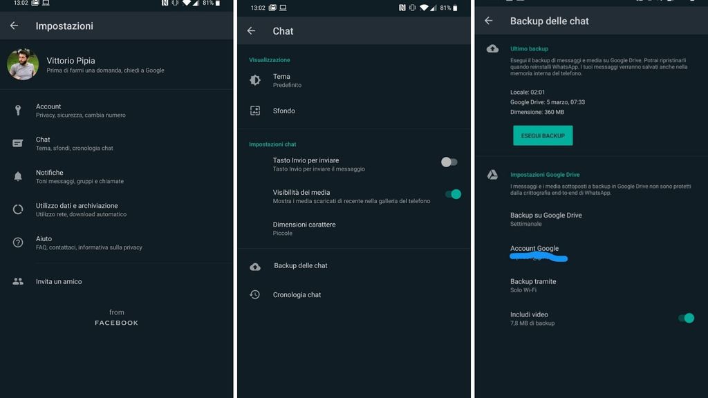 Backup Whatsapp Android