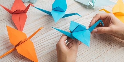come piegare un origami