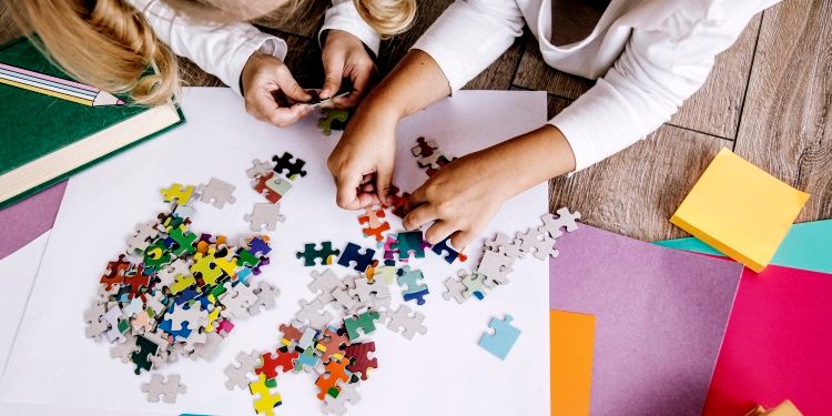 Lego e puzzle: passatempi per i bimbi