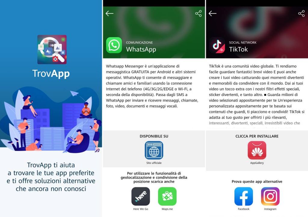 Lo store Trovapp