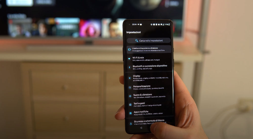  OnePlus 8 Pro impostazioni