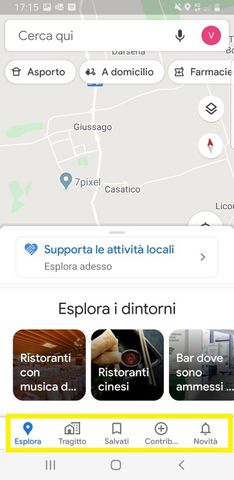 Nuove schede google maps