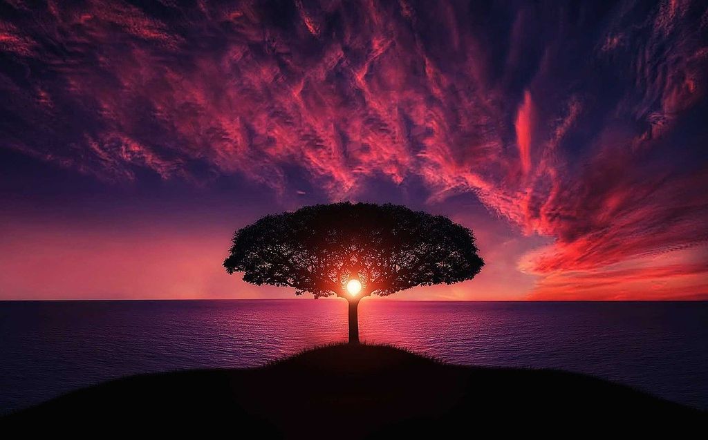 foto tramonto