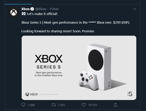 Xbox Series S prezzo