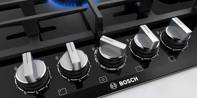 Nuovi piani cottura a gas di Bosch