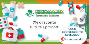 Farmacia Loreto: 7% di sconto per gli utenti di Trovaprezzi.it