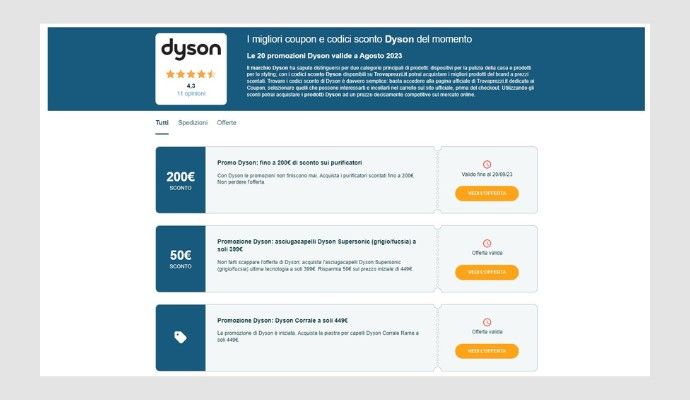 Offerta Dyson del giorno: acquista subito il V12 Detect Slim a soli 699€