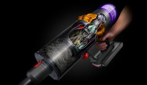 Dyson V15: il serbatoio