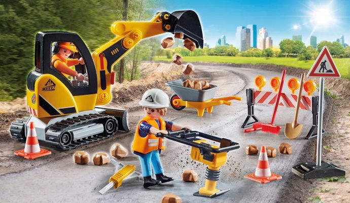 Playmobil City Action Cantiere Stradale