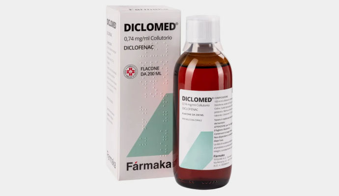 Farmaka Diclomed collutorio 1 flacone 200ml