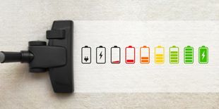 Sinotech - Aspirapolvere portatile con batteria ricaricabile