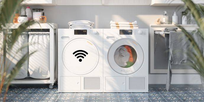 lavatrice e asciugatrice connesse