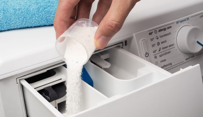 detersivo in polvere per lavatrice