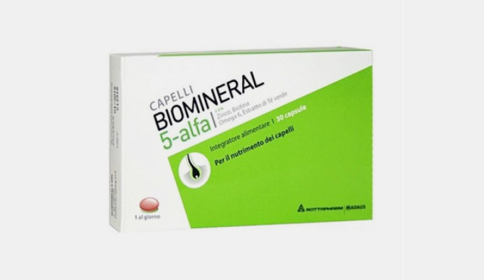 Integratore per capelli Biomineral 5-alfa 30 capsule
