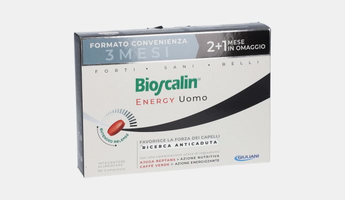 Integratore per capelli Giuliani Bioscalin Energy Capelli Uomo Compresse