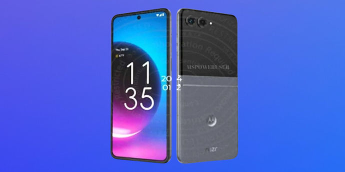 Motorola Razr 50 Ultra render