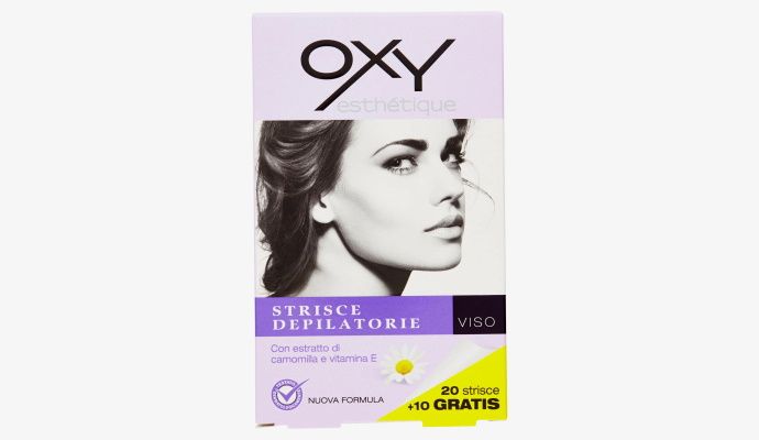 Oxy Strisce Depilatorie Viso