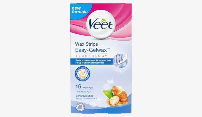 Veet Strisce Depilatorie Easy Gelwax Pelli Sensibili