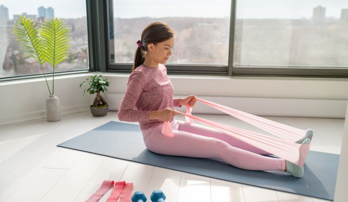 Pilates: l'elastico