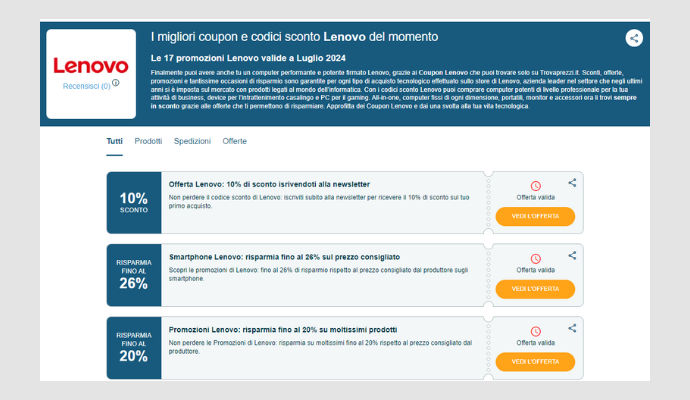 Coupon Lenovo