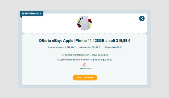 Coupon eBay Apple iPhone 11 128GB