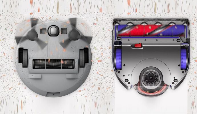 Dyson 360 Vis Nav vs iRobot Roomba Combo J9+