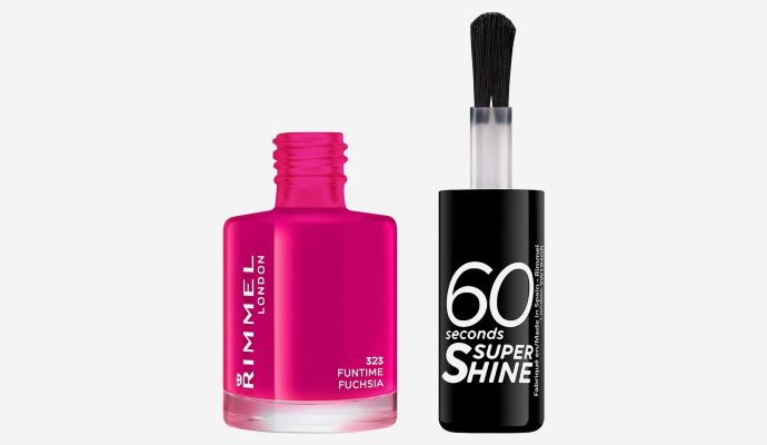 Rimmel 60 Seconds Super Shine Smalto 323 Funtime Fuchsia 