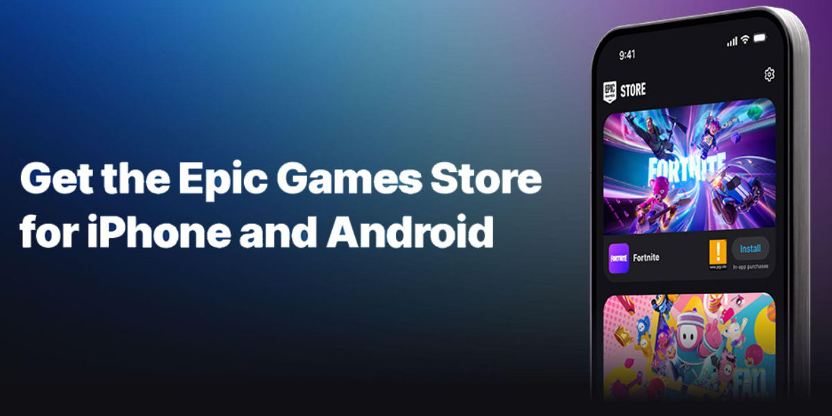 Epic Games Store disponibile su dispositivi Android e iPhone