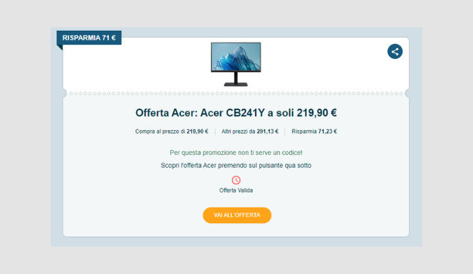 Coupon Acer Acer CB241Y