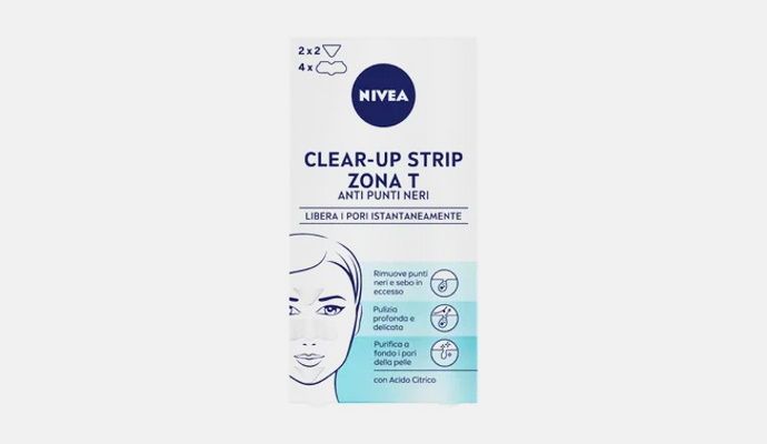 Nivea Clear-Up Strip Zona T 6pezzi