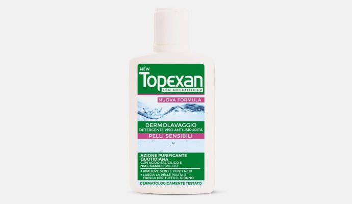 Topexan Dermolavaggio Detergente Anti-Impurità pelli sensibili