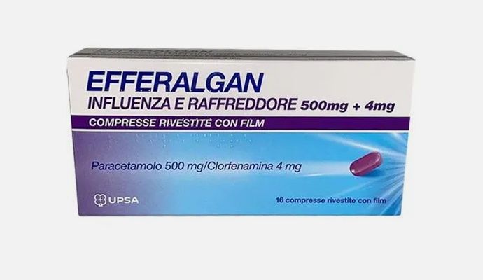 Bristol-Myers Squibb Efferalgan influenza e raffreddore 500mg+4mg