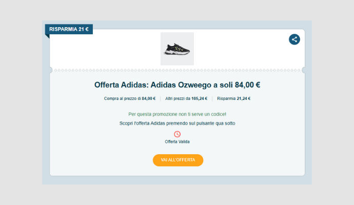 Coupon Adidas Adidas Ozweego