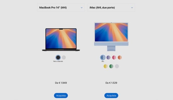 MacBookPro M4 vs iMac M4