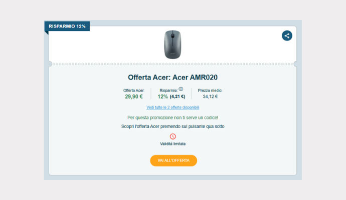 Coupon Acer AMR020