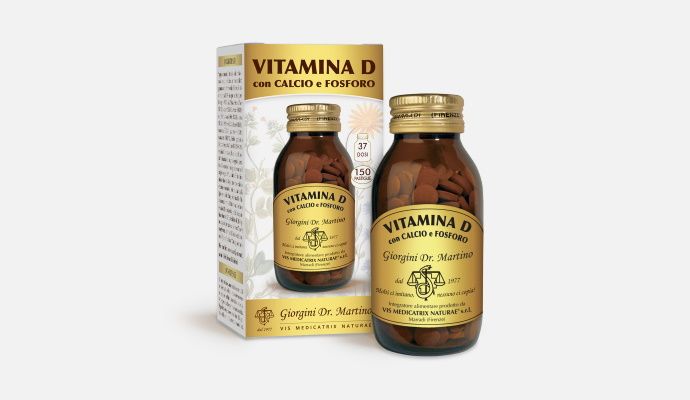 Dr. Giorgini Vitamina D con Calcio e Fosforo Pastiglie