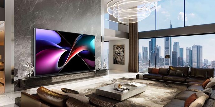 TV Hisense 116UX con tecnologia Mini LED RGB