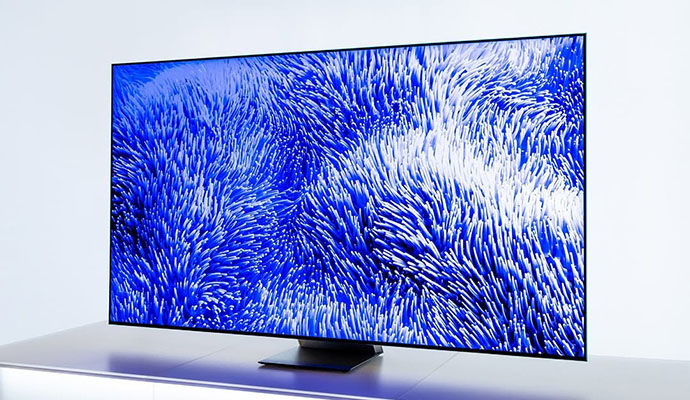 TV Samsung RGB Micro LED vista laterale