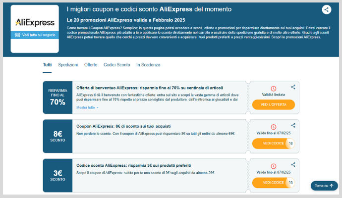 Coupon Aliexpress