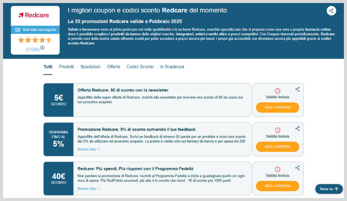 Coupon Redcare