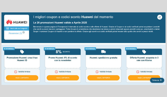Coupon Huawei