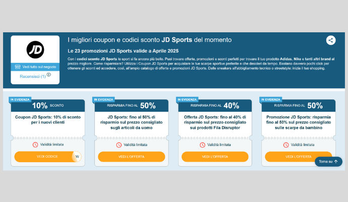 Coupon JD Sports
