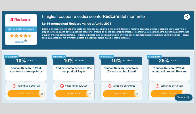 Coupon Redcare