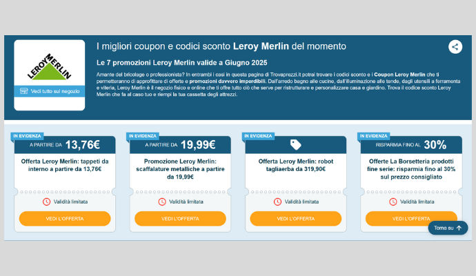 Coupon Leroy Merlin