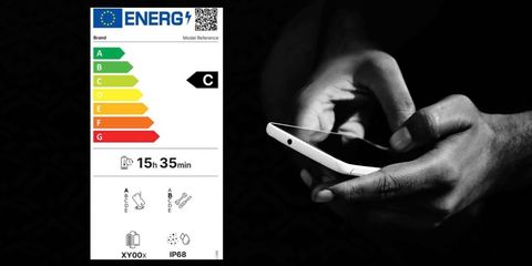 Etichetta energetica smartphone