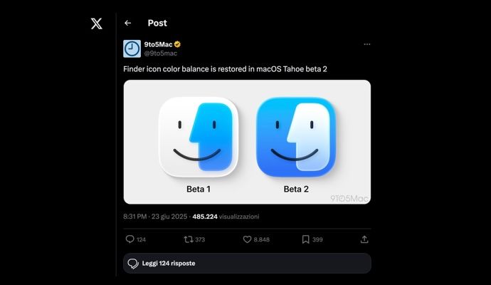 Nuovo Finder macOS 26