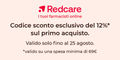 Redcare: 12% di sconto sul primo acquisto