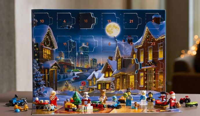Calendario Dell'Avvento 2025 Per Bambini - Giocattolo Da Costruzione Con Mini Blocchi - Natale